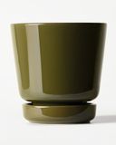 HEMA Pot de fleurs ⌀14,4 x 14,8 cm céramique vert