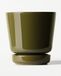 HEMA Pot de fleurs ⌀14,4 x 14,8 cm céramique vert