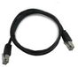 Câble RJ45, Cat.6, F/UTP, blindé, cuivre, noir, 1 mètre
