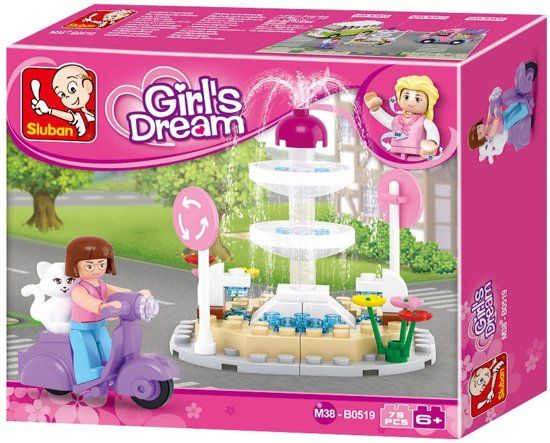 Sluban Girls Dream - Rotonde met fontein M38-B0519