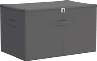 vidaXL Opbergbox Nonwoven Stof 55 x 35 x 32 cm 61,6 L Antraciet