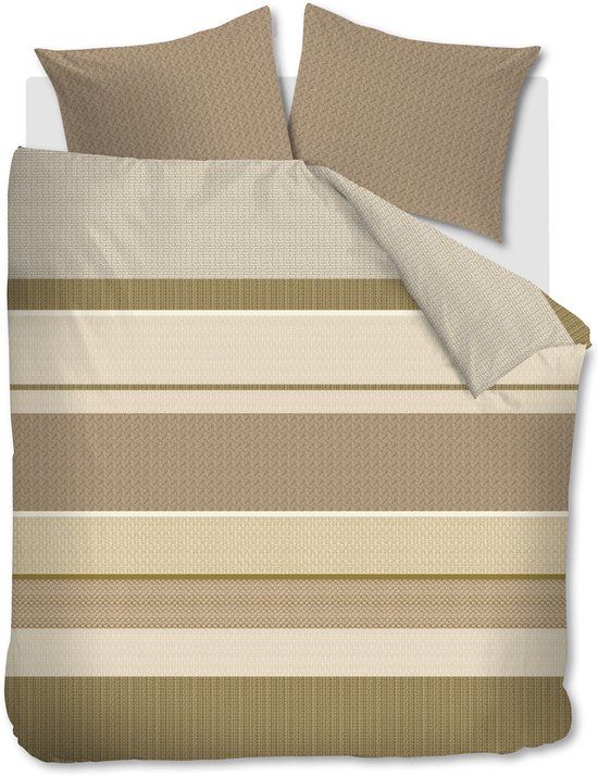 Beddinghouse Hilde dekbedovertrek - Lits-Jumeaux - 240 x 200/220 cm - Naturel