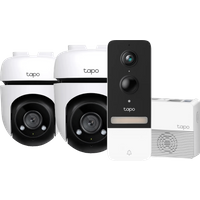 TP-Link Tapo C500 2-pack + D230S1 Smart Video Doorbell Bundle