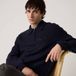 Levi's Relaxed Fit Gebreide Trui met Wol - Donkerblauw