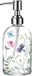 Unyqoos® Distributeur de savon en verre élégant avec pompe en acier inoxydable pour cuisine et salle de bain