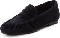 Tamaris Dames Loafers Blauw Suède