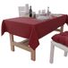 PETTI Artigiani Italiani - Rechthoekig tafelkleed, elegant tafelkleed, effen katoenen tafelkleed, tafelkleed voor keuken, tafelkleed bordeaux X12 plaatsen (140 x 240 cm), 100% Made in Italy