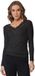 Pastunette Ondershirt Premium Zwart Modal/Wol Lange Mouwen Maat S