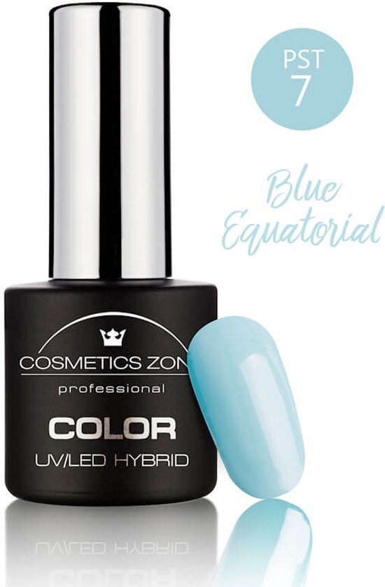 Cosmetics Zone UV/LED Hybrid Gel Nagellak 7ml. Blue Equatorial PST7