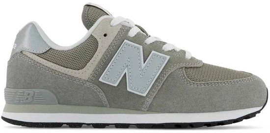 New Balance 574 sneaker van suède met mesh details