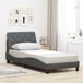 Maison Exclusive - Cadre de lit sans matelas gris foncé 80x200 cm tissu
