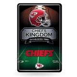Rico Industries NFL Kansas City Chiefs groot metalen bord 28 x 43 cm