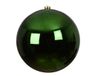 Decoris boule de Noël 25cm en polystyrène, couleur vert 1 pièce