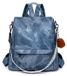 Omgoods - Sac à dos imperméable pour femme avec fonction antivol