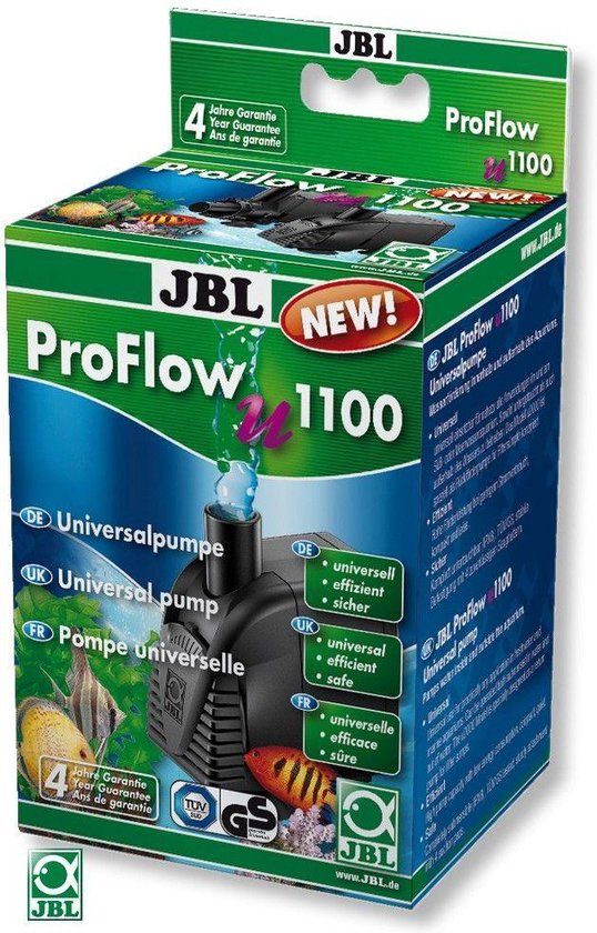 JBL ProFlow u1100 - Luchtpomp - Zwart - RVS