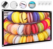 Zenwire SCREEN Draagbaar opvouwbaar projectiescherm 150 inch, 16:9, 332x187
