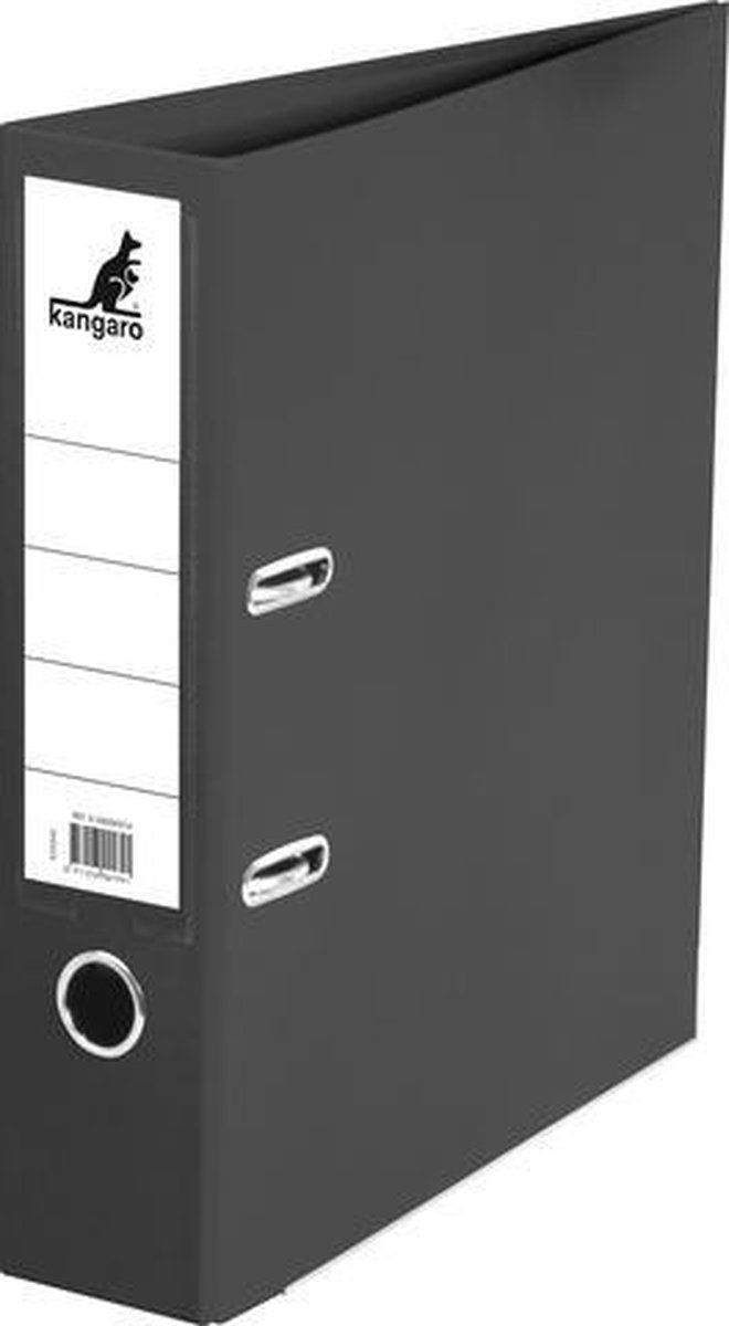Kangaro Ordner A4 2r 75mm PP/PP zwart