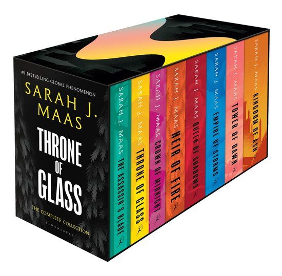 Throne of Glass Box Set (Paperback) - Sarah J. Maas - English Edition