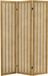 ML-Design Kobe paravent, 3 panneaux, Bois, 170 x 121 cm, Marron