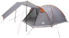 vidaXL Tunneltent 6-persoons Grijs/Oranje Polyester