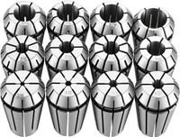 VEVOR ER16 Spantangenset 12-delige set van 1/16 inch tot 13/32 inch, voor CNC-frees- en boormachines, nauwkeurigheid van 0,0008 inch, CNC-spantangen met opbergkoffer, gelegeerd staal