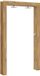 vidaXL Douche extérieure - 226 cm - Acacia massif et acier inoxydable - Blanc lavé