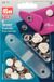 Prym Naaivrijdrukknoop Jersey Gladde Kap 12 mm Wit - 6 stuks