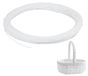 Set de réparation pour rotin synthétique, 2,5 mm, blanc, 180 mètres, 2 rouleaux