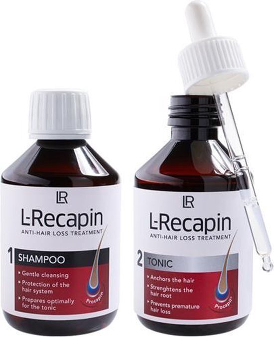 LR Products Anti-hair - Loss- treatment - L-Recapin - shampoo en Tonicum met ProcapilÂ®