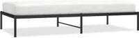 vidaXL Bedframe metaal zwart 100x200 cm