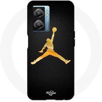 Realme V23 Jordan logo 23 nike basketbal goudkleur Maniacase