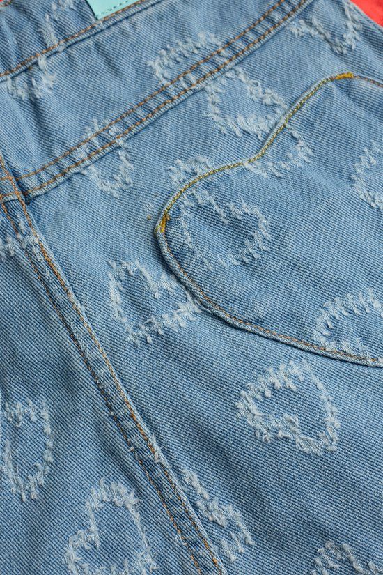 4PRESIDENT Rok Meisjes - Denim - Maat 110