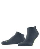 FALKE Keep Warm kort eenkleurig wol sneakersokken enkelsokken unisex blauw - maat 42-43