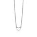 ZINZI zilveren ketting open hartje 40-43cm ZIC1420