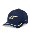 Alpinestars Ascension Navy Gold Snapback Casquette, Taille Unique