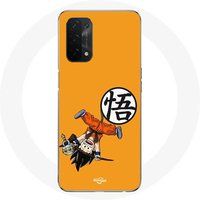 Maniacase Etui Oppo A54 5G dragon ball sangoku klein logo
