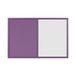 Bi-Office MX03435411 schoolkalender op combibord, 22 mm dik MDF frame gelakt staal/kurk, 60 x 40 cm, violet