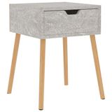 VidaXL Nachtkastje 40x40x56 cm Betonkleur