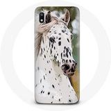 Maniacase Etui voor Samsung Galaxy A10 Appaloosa wit paard