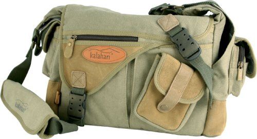 Kalahari Kapako K-31 Groen Canvas Camera Bag - Green