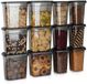 Vilde Voedselcontainer Strooibus met Deksel 1 l / 1,85 l 12 stuks