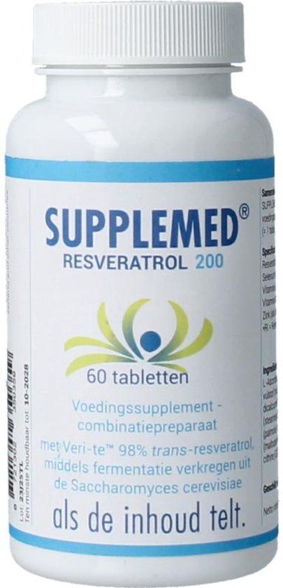 Supplemed Resveratrol 200 - 60 tabletten