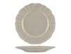 H&H Set 6 Piatti In Stoneware Celine Grigio Piano 26