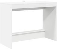 vidaXL Bureau Wit Bewerkt Hout 100 x 45 x 75 cm