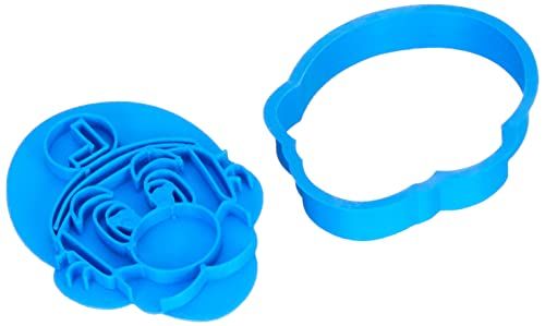 Cuticuter Luigi Mario Bros Cookie Cutter, Blue, 8 x 7 x 1.5 cm