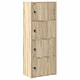 vidaXL Bibliothèque 40x24x102 cm bois d'ingénierie couleur chêne sonoma