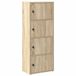 vidaXL Bibliothèque 40x24x102 cm bois d'ingénierie couleur chêne sonoma