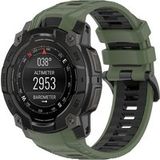 Techsuit Bracelet W077 pour Garmin Instinct 3 50mm Solar / Instinct 3 50mm, Vert