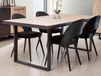 Table repas VIAZZA 230 cm dark stone/castella