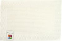 Merkloos Placemats Hampton - 1x - wit - PVC - 30 x 45 cm